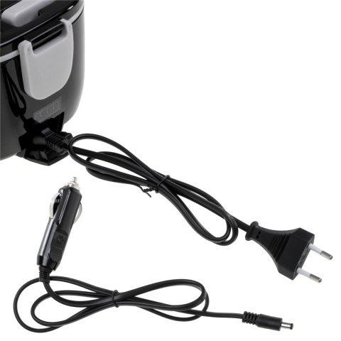 Adler | Elektryczny pojemnik na lunch z 5 litrową torbą termiczną | AD 4521 | 1 L | Czarny | Pokrywka w zestawie