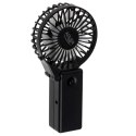 Adler Foldable mini fan | AD 7336 | Desk fan | Black | Diameter 6.5 cm | Number of speeds 1