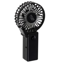 Adler Foldable mini fan | AD 7336 | Desk fan | Black | Diameter 6.5 cm | Number of speeds 1