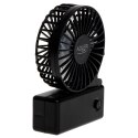 Adler Foldable mini fan | AD 7336 | Desk fan | Black | Diameter 6.5 cm | Number of speeds 1