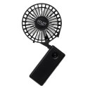 Adler Foldable mini fan | AD 7336 | Desk fan | Black | Diameter 6.5 cm | Number of speeds 1