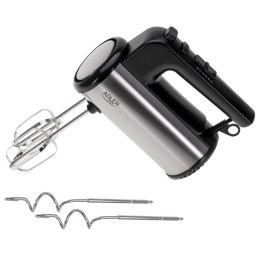 Adler Hand mixer | AD 4232 | Hand Mixer | 900 W | Number of speeds 5 | Turbo mode | Black/Stainless Steel