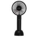Adler Mini USB Fan | AD 7338 | Desk fan | Black | Diameter 7 cm | Number of speeds 3