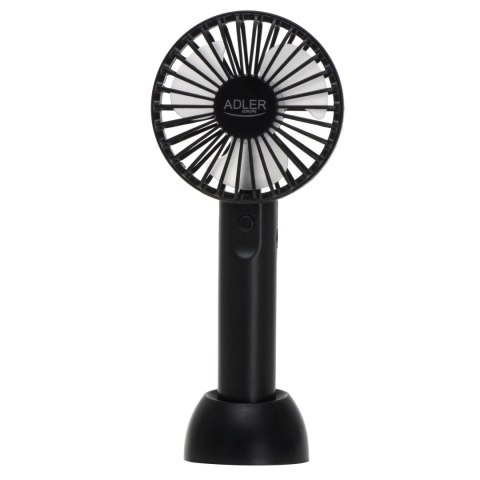 Adler Mini USB Fan | AD 7338 | Desk fan | Black | Diameter 7 cm | Number of speeds 3