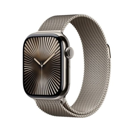 Apple Apple Watch Series 10 GPS + Cellular 42mm Natural Titanium Case with Natural Milanese Loop