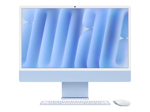 Apple iMac 24" 4.5K Retina, Apple M4 10C CPU, 10C GPU/16GB/256GB SSD/Blue/RUS