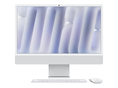 Apple iMac 24" 4.5K Retina, Apple M4 10C CPU, 10C GPU/16GB/256GB SSD/Silver/RUS