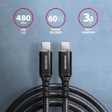 AXAGON Data and charging cable, 1.5 m | BUCM-CM15AB | USB Type C to USB Type C