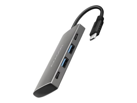AXAGON SuperSpeed USB-C 10 Gbps SPEEDSTER 4 Hub | HMC-4G2