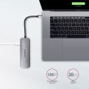 AXAGON SuperSpeed USB-C COMBO 5in1 Hub | HMC-5