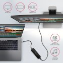 AXAGON SuperSpeed USB-C Combo 6in1 Hub | HMC-6H4A