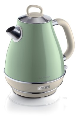 Ariete Vintage Kettle 2869/04 Standard 2000 W 1.7 L 360° rotational base Light green