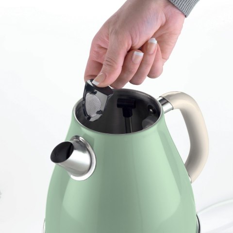 Ariete Vintage Kettle 2869/04 Standard 2000 W 1.7 L 360° rotational base Light green