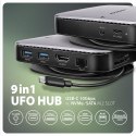 AXAGON USB-C 10Gbps UFO 9in1 Hub | HMC-UFO
