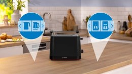 Bosch Compact Toaster | TAT3M123 MyMoment | Power 950 W | Number of slots 2 | Housing material Plastic | Black