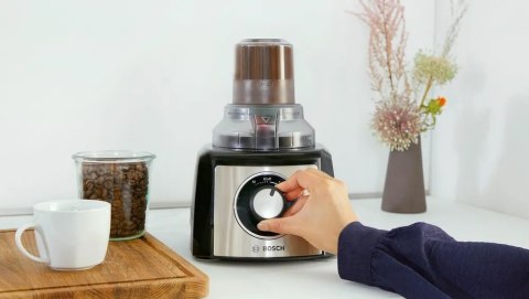 Bosch | Food Processor MultiTalent 3 Plus | MCM3PM386 | 900 W | Number of speeds 2 | Bowl capacity 2.3 L | Black/Stainless steel