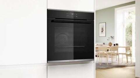 Bosch Oven | HBA272BB3 | 71 L | Electric | Pyrolysis/Hydrolytic | Touch control | Height 59.5 cm | Width 59.4 cm | Black