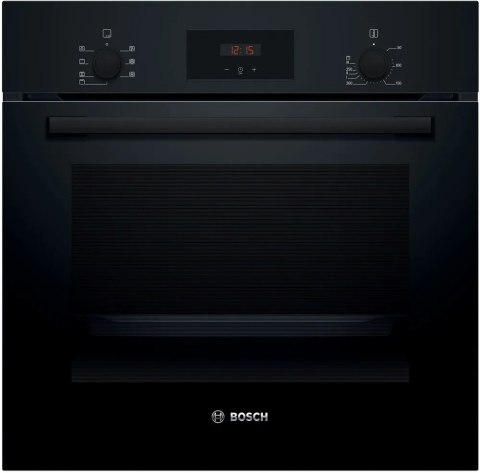 Bosch Oven | HBF133BA1 | 66 L | Electric | EcoClean | Knobs | Height 59.5 cm | Width 59.4 cm | Black