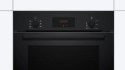 Bosch Oven | HBF133BA1 | 66 L | Electric | EcoClean | Knobs | Height 59.5 cm | Width 59.4 cm | Black