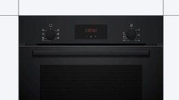 Bosch Oven | HBF133BA1 | 66 L | Electric | EcoClean | Knobs | Height 59.5 cm | Width 59.4 cm | Black