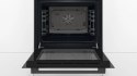 Bosch Oven | HBF133BA1 | 66 L | Electric | EcoClean | Knobs | Height 59.5 cm | Width 59.4 cm | Black
