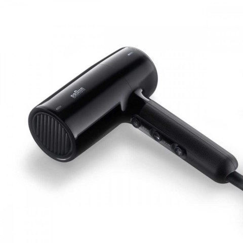 Braun Hair dryer | BRHD225E | 2200 W | Number of temperature settings 3 | Ionic function | Diffuser nozzle | Black