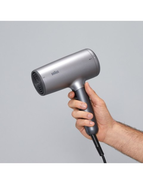 Braun | Hair dryer | HD4.3 | 2200 W | Number of temperature settings 3 | Ionic function | Diffuser nozzle | Grey