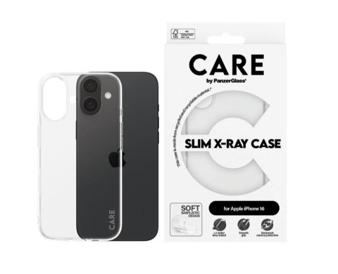 CARE by PanzerGlass Case Fashion X-Ray Soft Basic iPhone 16 | CARE