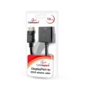 Cablexpert | Adapter wideo | 19-pinowe HDMI typu A | żeńskie | 20-pinowe DisplayPort | męskie | czarne | 0,1 m