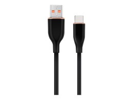 Cablexpert Premium silicon Type-C USB charging and data cable, 1.5 m | CC-USB2S-AMCM-1.5M-BK