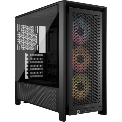 Corsair PC Case | Frame 4000D RS ARGB Modular | Black | Mid-Tower | Power supply included No