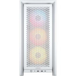 Corsair PC Case | Frame 4000D RS ARGB Modular | White | Mid-Tower | Power supply included No