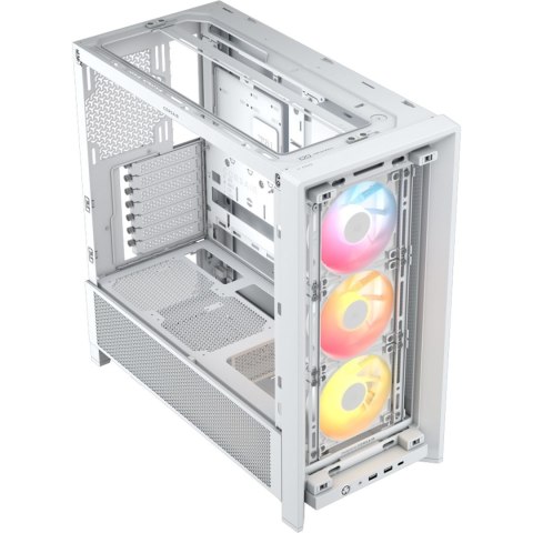 Corsair PC Case | Frame 4000D RS ARGB Modular | White | Mid-Tower | Power supply included No