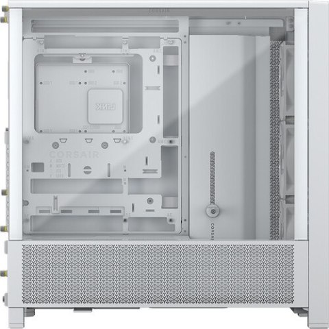 Corsair PC Case | Frame 4000D RS Modular | White | Mid-Tower | Power supply included No