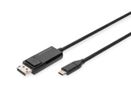 DIGITUS USB Type-C DisplayPort Bi-Directional Adapter Cable, 2 m | Digitus