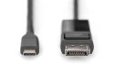 DIGITUS USB Type-C DisplayPort Bi-Directional Adapter Cable, 2 m | Digitus