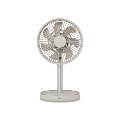 Duux Fan | Rize Flex | Stand Fan | Greige | Diameter 21 cm | Number of speeds 4 | Oscillation | 10 W | No