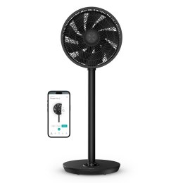 Duux Fan | Whisper Flex 2 | Stand Fan | Black | Diameter 34 cm | Number of speeds 30 | Oscillation | 2-21.5 W | Yes