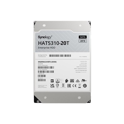 Dysk twardy Synology | HAT5310-20T | 7200 RPM | 20000 GB