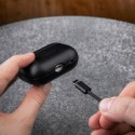 Fixed | Etui na słuchawki douszne z obsługą MagSafe | Apple AirPods Pro 2/Pro 2 (USB-C) | Czarny | Skóra