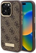 GUESS | GUHMP16LU4GPRW | Case | iPhone 16 Pro | Apple | Thermoplastic/Polyurethane | Brown