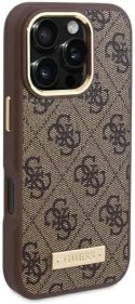 GUESS | GUHMP16LU4GPRW | Case | iPhone 16 Pro | Apple | Thermoplastic/Polyurethane | Brown