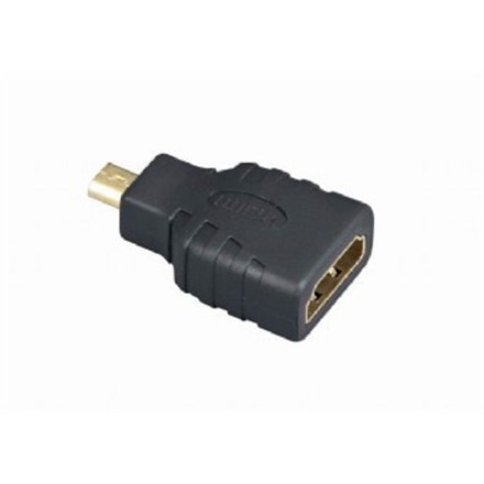 Gembird | Adapter HDMI | 19-pinowe HDMI typu A | żeńskie | 19-pinowe micro HDMI typu D | męskie