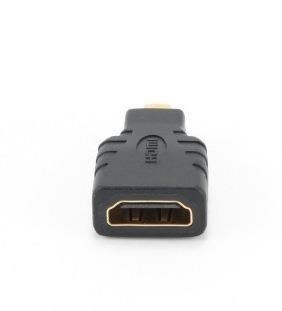 Gembird | Adapter HDMI | 19-pinowe HDMI typu A | żeńskie | 19-pinowe micro HDMI typu D | męskie