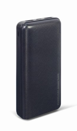 Gembird | PB20-02 | Power Bank | 20000 mAh | 2 x USB-AF | Czarny