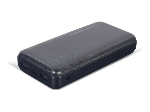 Gembird | PB20-02 | Power Bank | 20000 mAh | 2 x USB-AF | Czarny