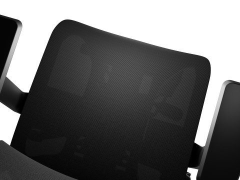 Genesis | mm | Materiał podstawy: aluminium; Materiał kółek: Nylon z powłoką CareGlide | Czarny