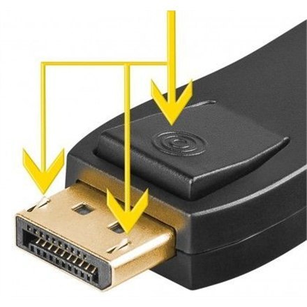 Goobay | Adapter wideo | 19-pinowe HDMI typu A | żeńskie | 20-pinowe DisplayPort | męskie