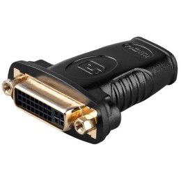 Goobay | Adapter wideo | 19-pinowe HDMI typu A | żeńskie | 24+5-pinowe DVI | żeńskie