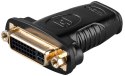 Goobay | Adapter wideo | 19-pinowe HDMI typu A | żeńskie | 24+5-pinowe DVI | żeńskie